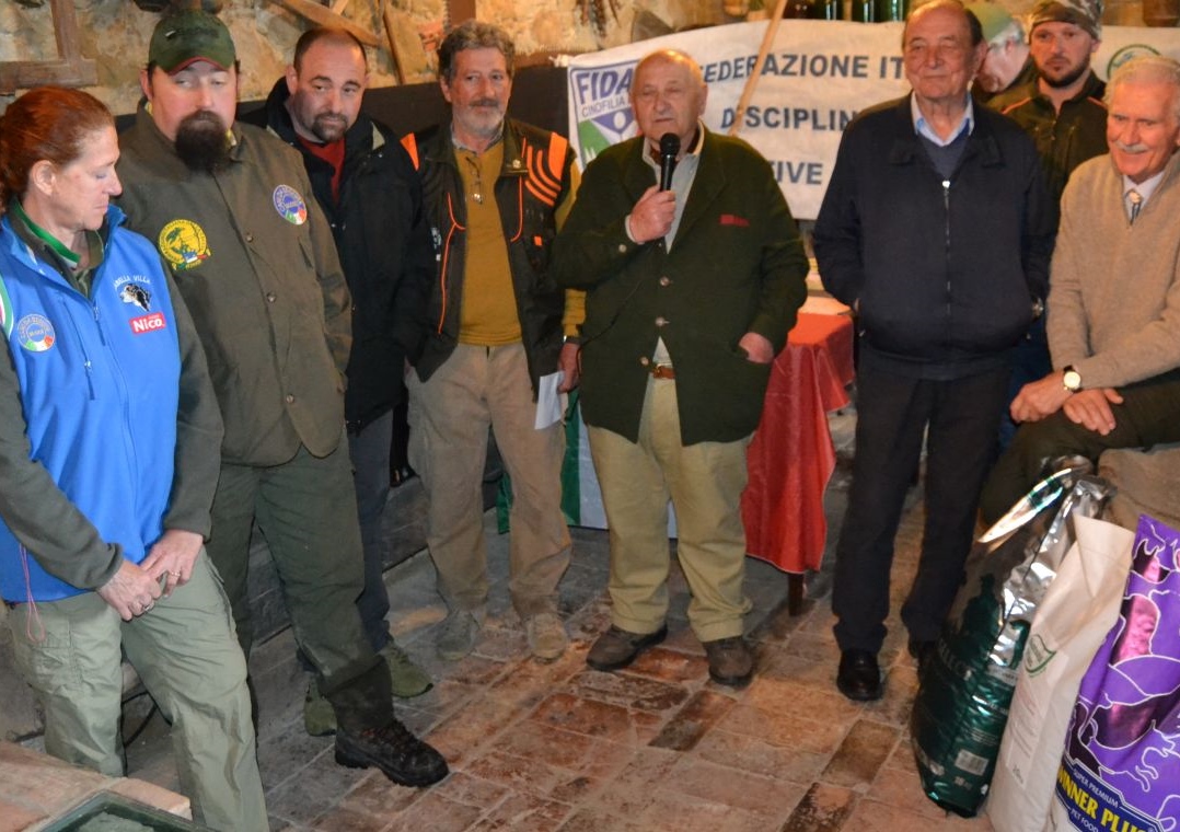 Un momento della premiazione